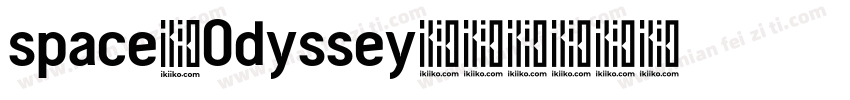 space Odyssey字体转换